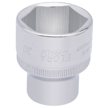 Elora Hexagon Socket, 1/2"" Sq. Dr., 30mm