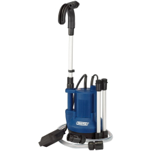 WBP2A Submersible Clean Water Butt Pump with Float Switch - 40 L/min, 350W, Auto Off, 11 m Head, 10 m Cable, 3-Piece Swan Neck