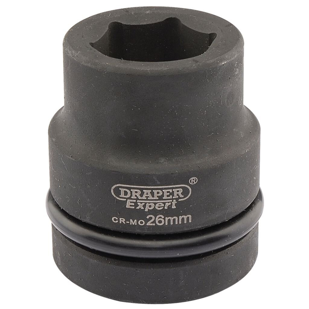 Draper Expert Hi-Torq® 6 Point Impact Socket, 1"" Sq. Dr., 26Mm