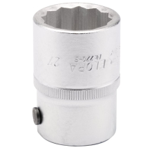 Elora Bi-Hexagon Socket, 3/4"" Sq. Dr., 27mm