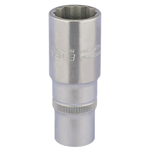 Elora Elora Deep Bi-Hexagon Socket, 1/2"" Sq. Dr., 22mm