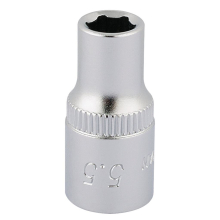 Elora Hexagon Socket, 1/4"" Sq. Dr., 5.5mm