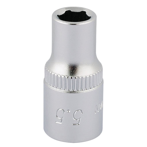 Elora Elora Hexagon Socket, 1/4"" Sq. Dr., 5.5mm
