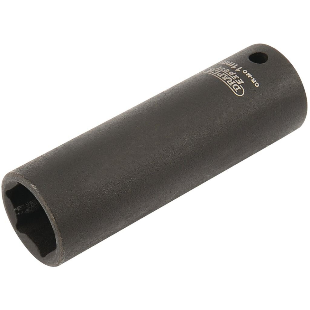 Draper Expert HI-TORQ® 6 Point Deep Impact Socket, 1/4"" Sq. Dr., 11mm