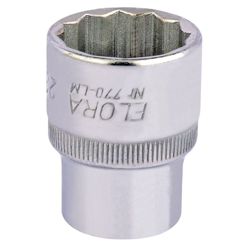 Elora Elora Bi-Hexagon Socket, 1/2"" Sq. Dr., 23mm