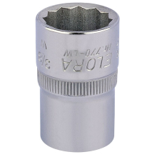 Elora Whitworth Bi-Hexagon Socket, 1/2"" Sq. Dr., 3/8""