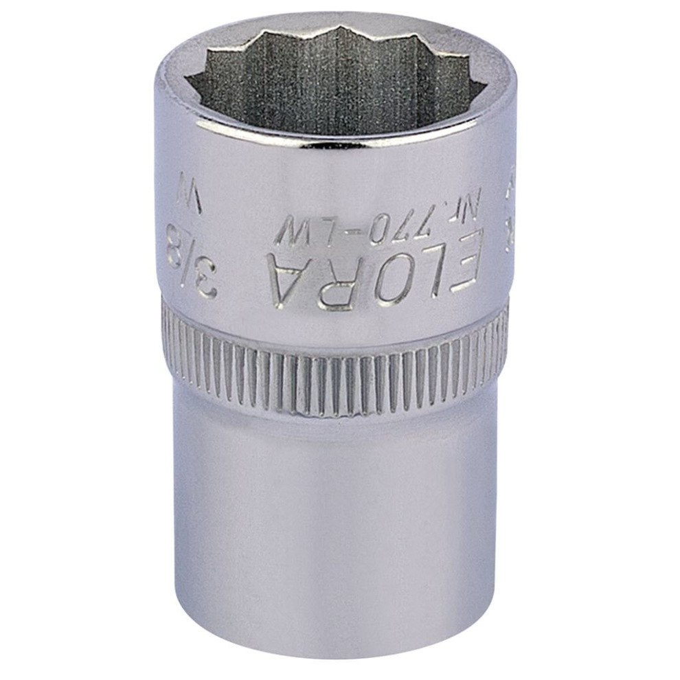 Elora Whitworth Bi-Hexagon Socket, 1/2"" Sq. Dr., 3/8
