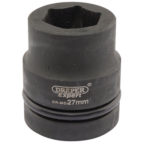 Draper Draper Expert HI-TORQ® 6 Point Impact Socket, 1"" Sq. Dr., 27mm