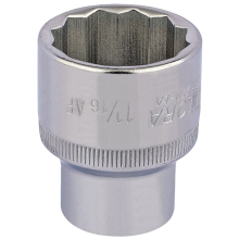 Elora Bi-Hexagon Socket, 1/2"" Sq. Dr., 1.1/16""