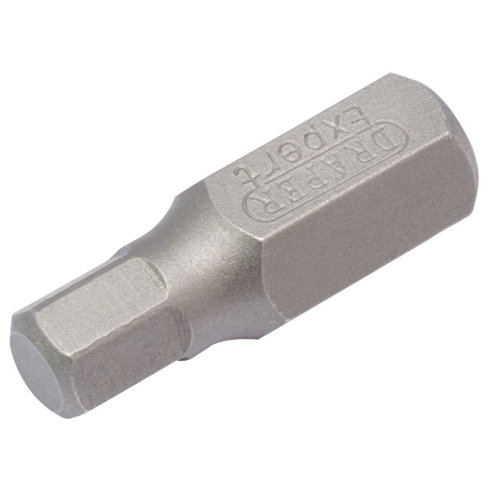 Draper 8Mm X 30Mm Hexagonal 10Mm Insert Bit For Mechanic's Bit Sets