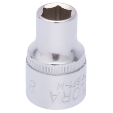 Elora Hexagon Socket, 3/8"" Sq. Dr., 8mm