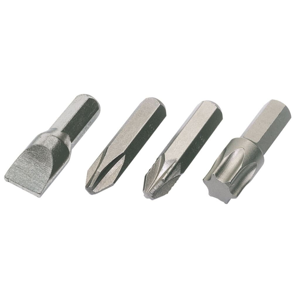 Plain Slot Impact Screwdriver Bit, 8mm