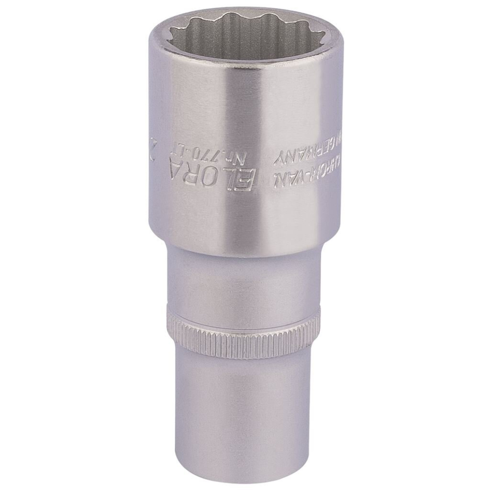 Elora Deep Bi-Hexagon Socket, 1/2"" Sq. Dr., 24mm