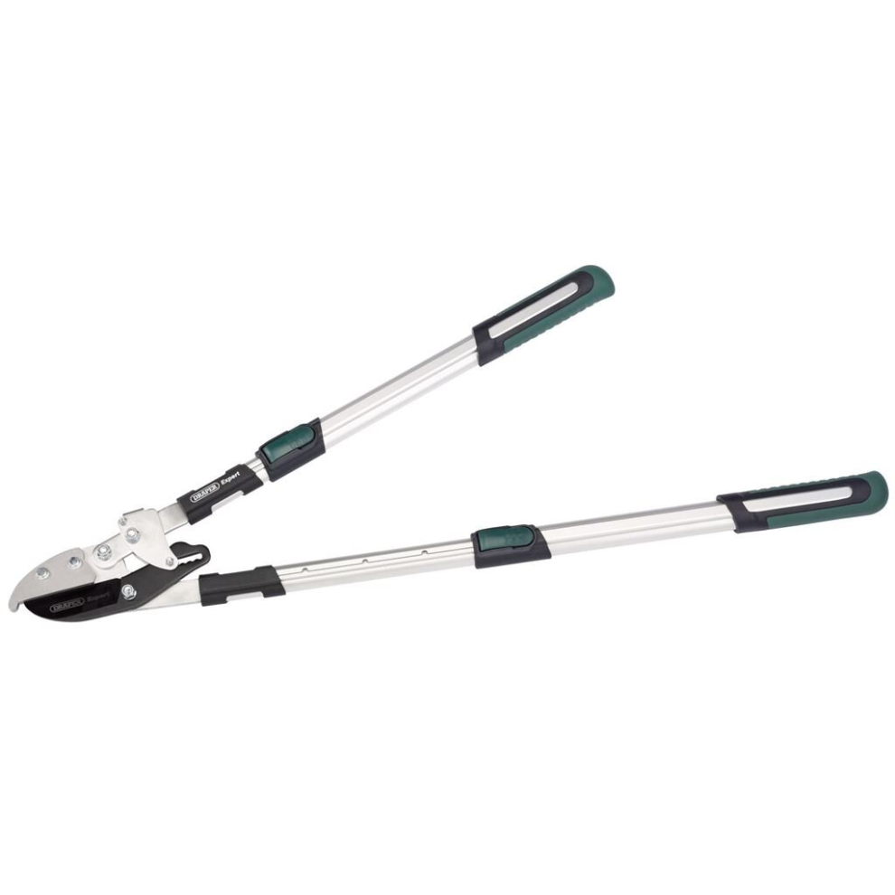 Telescopic Soft Grip Anvil Ratchet Action Loppers with Aluminium Handles