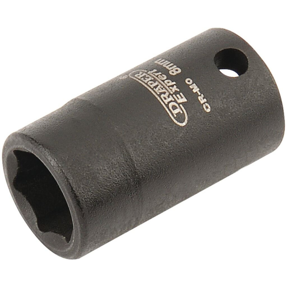 Draper Expert HI-TORQ® 6 Point Impact Socket, 1/4"" Sq. Dr., 8mm