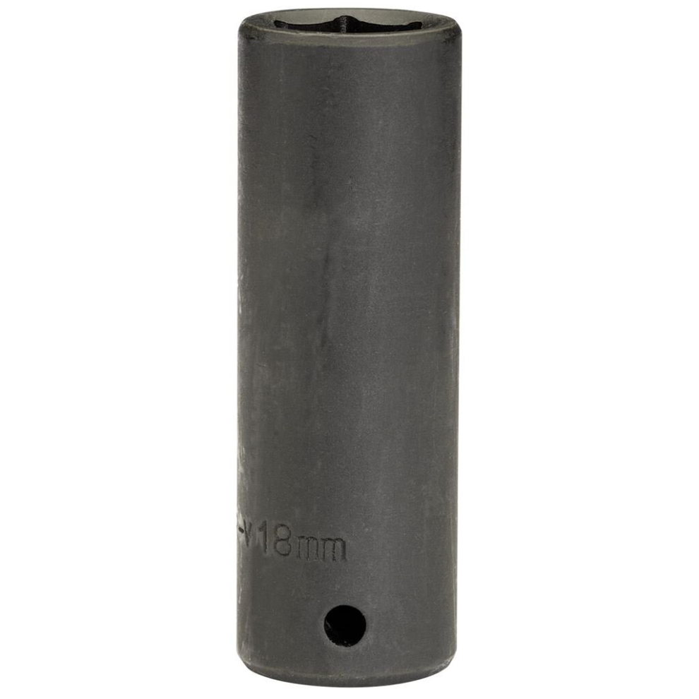 Deep Impact Socket, 1/2"" Sq. Dr., 18mm