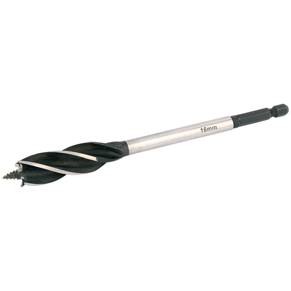Draper 4 Fluted Auger Bit, 16 X 165Mm