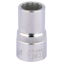Elora Bi-Hexagon Socket, 1/2"" Sq. Dr., 14mm