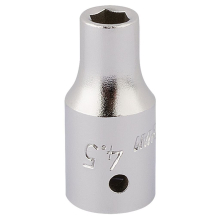 Elora Hexagon Socket, 1/4"" Sq. Dr., 4.5mm