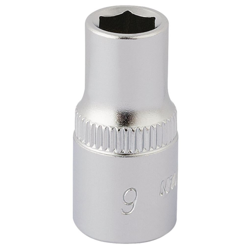 Elora Elora Hexagon Socket, 1/4"" Sq. Dr., 6mm