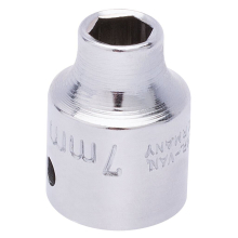Elora Bi-Hexagon Socket, 3/8"" Sq. Dr., 7mm