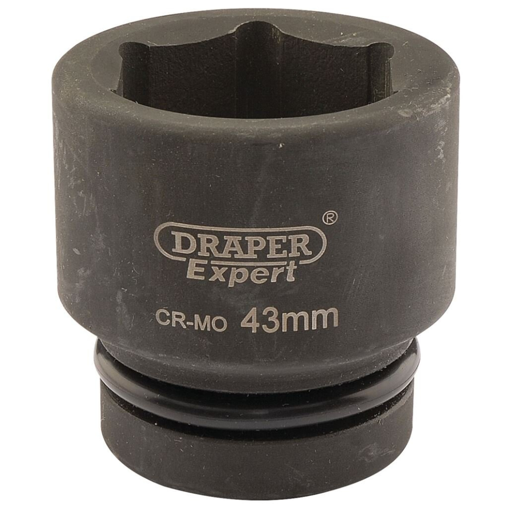 Draper Expert HI-TORQ® 6 Point Impact Socket, 1"" Sq. Dr., 43mm