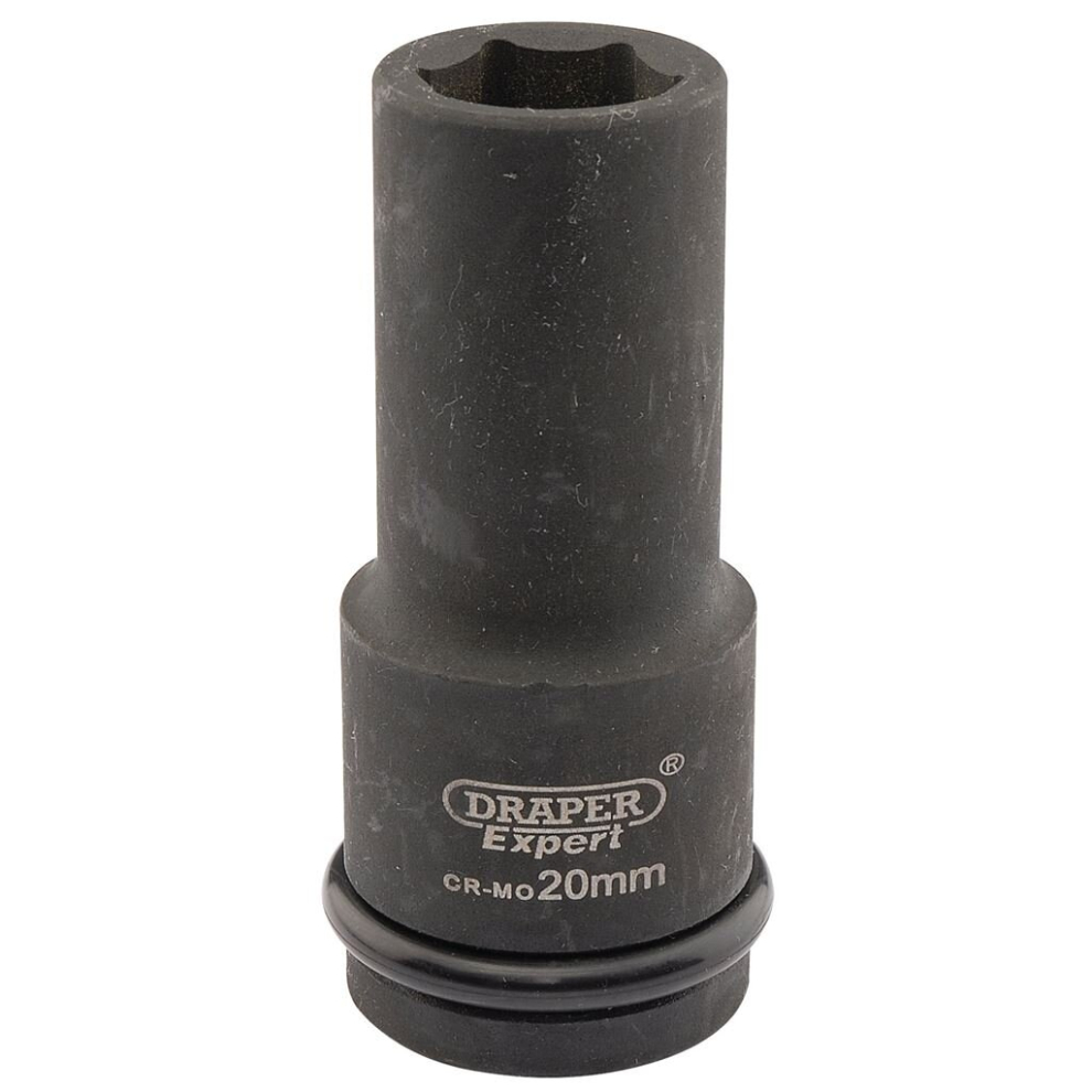 Draper Expert HI-TORQ® 6 Point Deep Impact Socket, 3/4"" Sq. Dr., 20mm