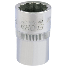 Elora Bi-Hexagon Socket, 1/2"" Sq. Dr., 18mm