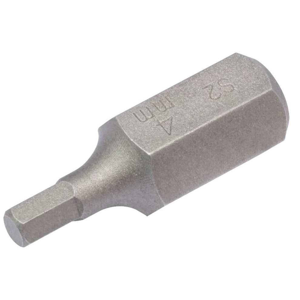 Draper 4Mm X 30Mm Hexagonal 10Mm Insert Bit For Mechanic's Bit Sets