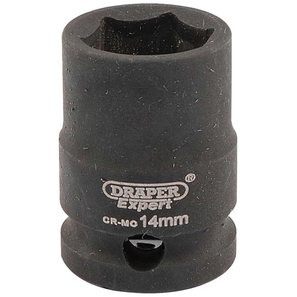 Draper Expert HI-TORQ® 6 Point Impact Socket, 3/8"" Sq. Dr., 14mm