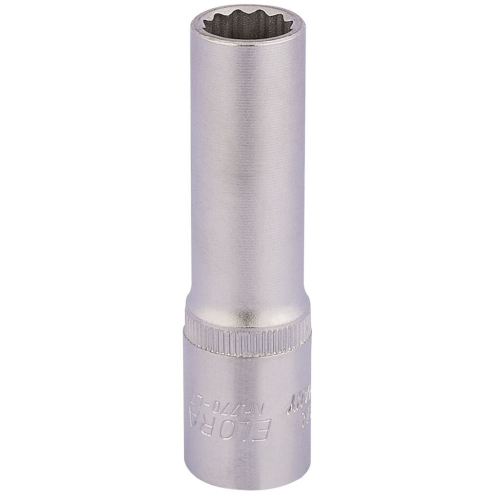 Elora Elora Deep Bi-Hexagon Socket, 1/2"" Sq. Dr., 13mm