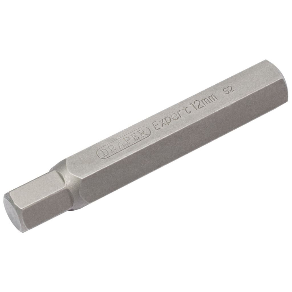 Draper 12Mm X 75Mm Hexagonal 10Mm Insert Bit For Mechanic's Bit Sets