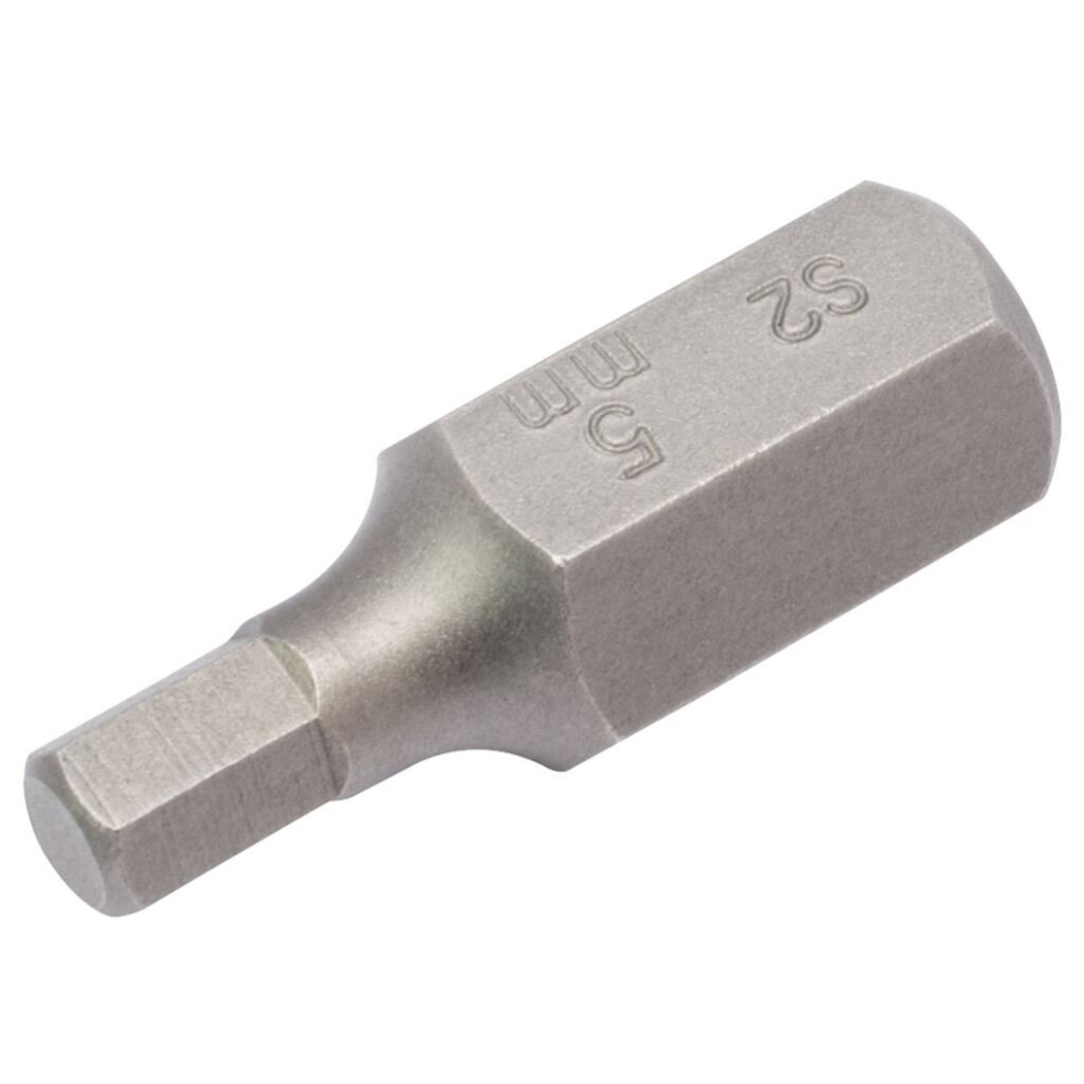 Draper 5Mm X 30Mm Hexagonal 10Mm Insert Bit For Mechanic's Bit Sets