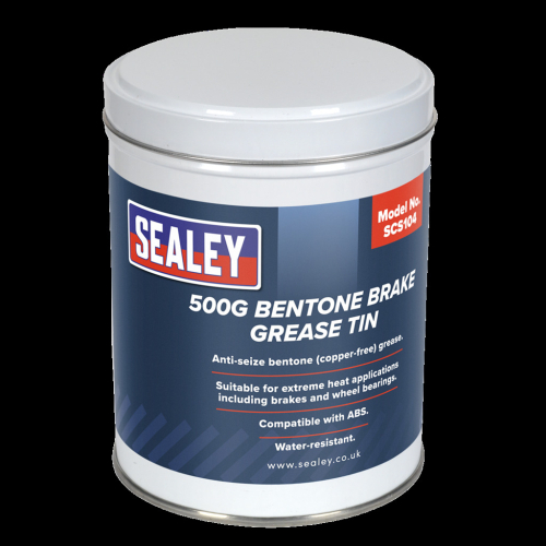 Sealey Bentone Grease for Brakes 500g Tin