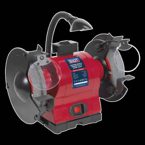 Sealey Bench Grinder Ø200mm with Worklight 550W/230V