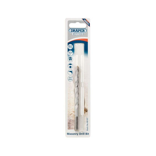 Draper Masonry Drill Bit, 8 x 120mm