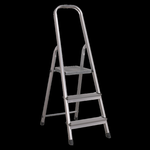 Sealey Aluminium Step Ladder 3-Tread EN 131