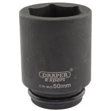 Draper Expert HI-TORQ® 6 Point Deep Impact Socket, 3/4"" Sq. Dr., 50mm