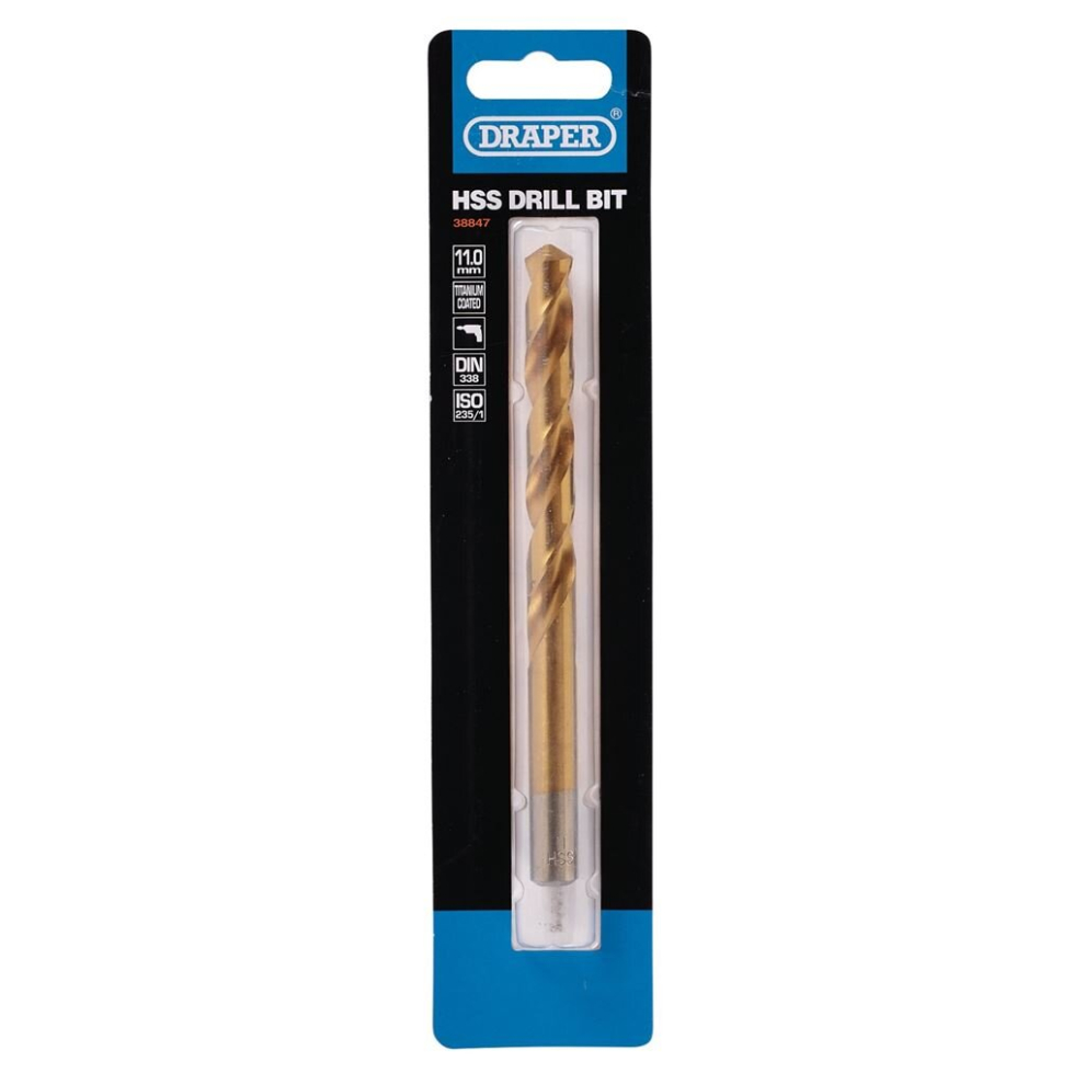 HSS Titanium Drill Bit, 11.0mm