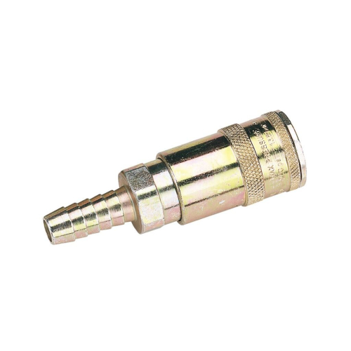 Draper 3/8"" Bore Vertex Air Line Coupling with Tailpiece (Sold Loose)