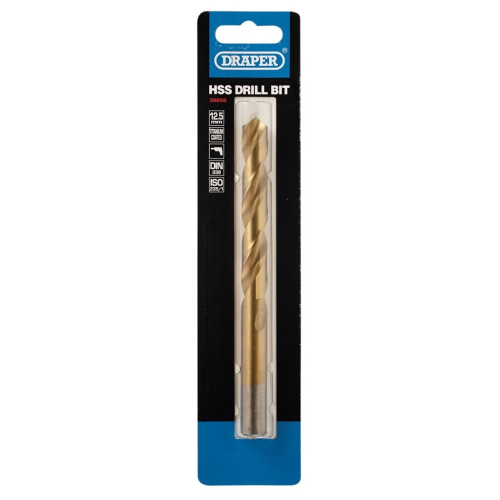 Draper HSS Titanium Drill Bit, 12.5mm