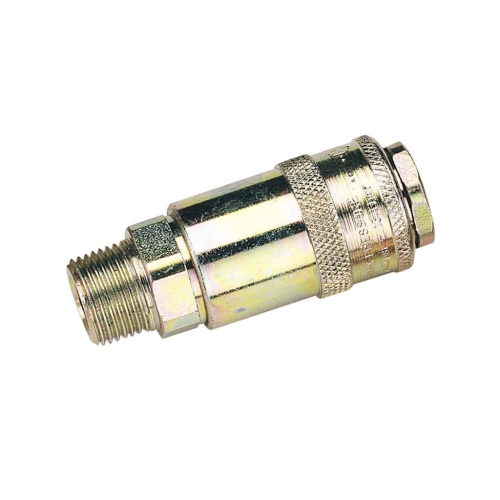 Draper 3/8"" Male Thread PCL Tapered Airflow Coupling