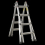 Sealey Aluminium Telescopic Ladder 4-Way EN 131 Adjustable Height 1