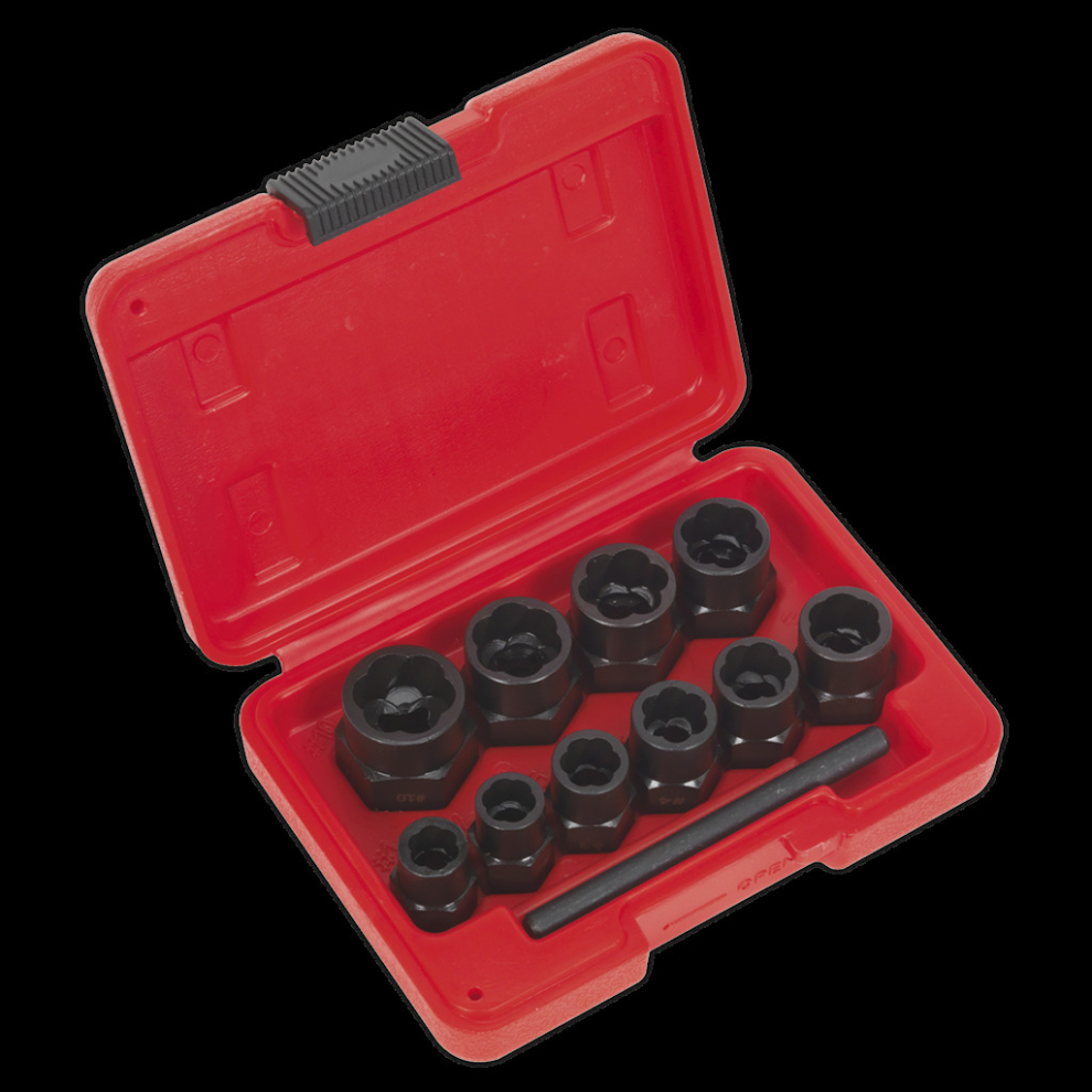 Bolt Extractor Set 11pc 3/8"Sq Drive or Spanner