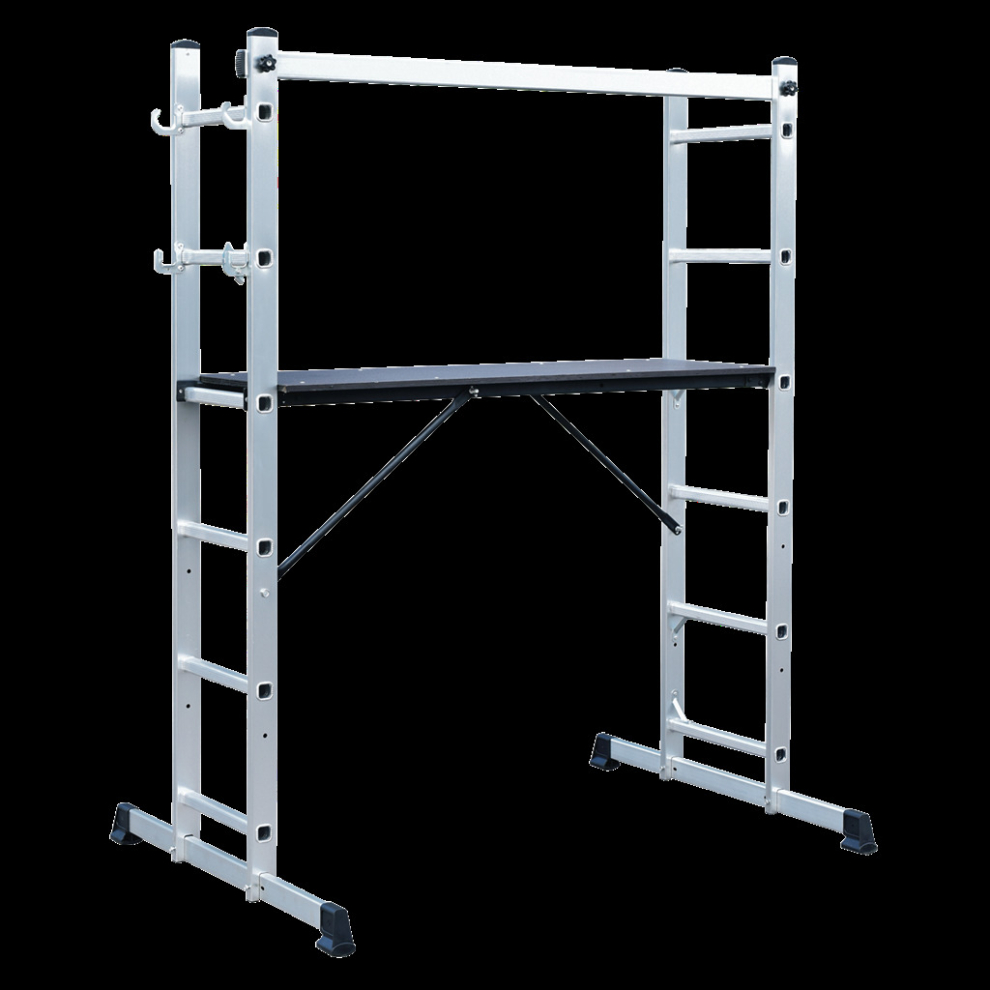 Aluminium Scaffold Ladder 4-Way EN 131