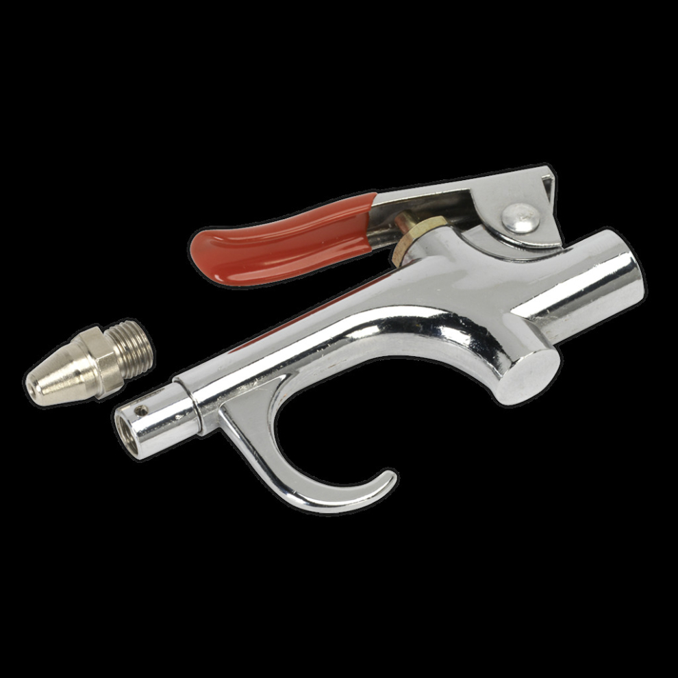 Sealey Air Blow Gun Palm Type With 1/4"Bsp Air Inlet & Safety Nozzle