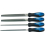 Draper Soft Grip Engineer's File Set, 200mm (4 Piece) 1