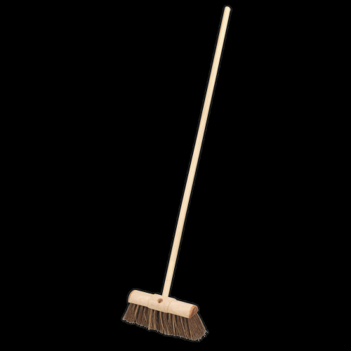 Sealey Broom 13"(325mm) Stiff/Hard Bristle