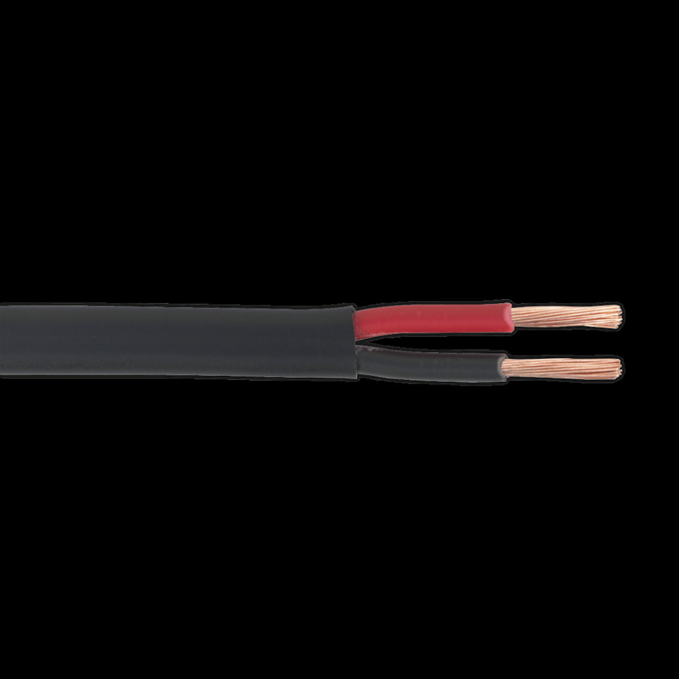 Automotive Cable Thick Wall Flat Twin 2 x 2mm² 28/0.30mm 30m Black