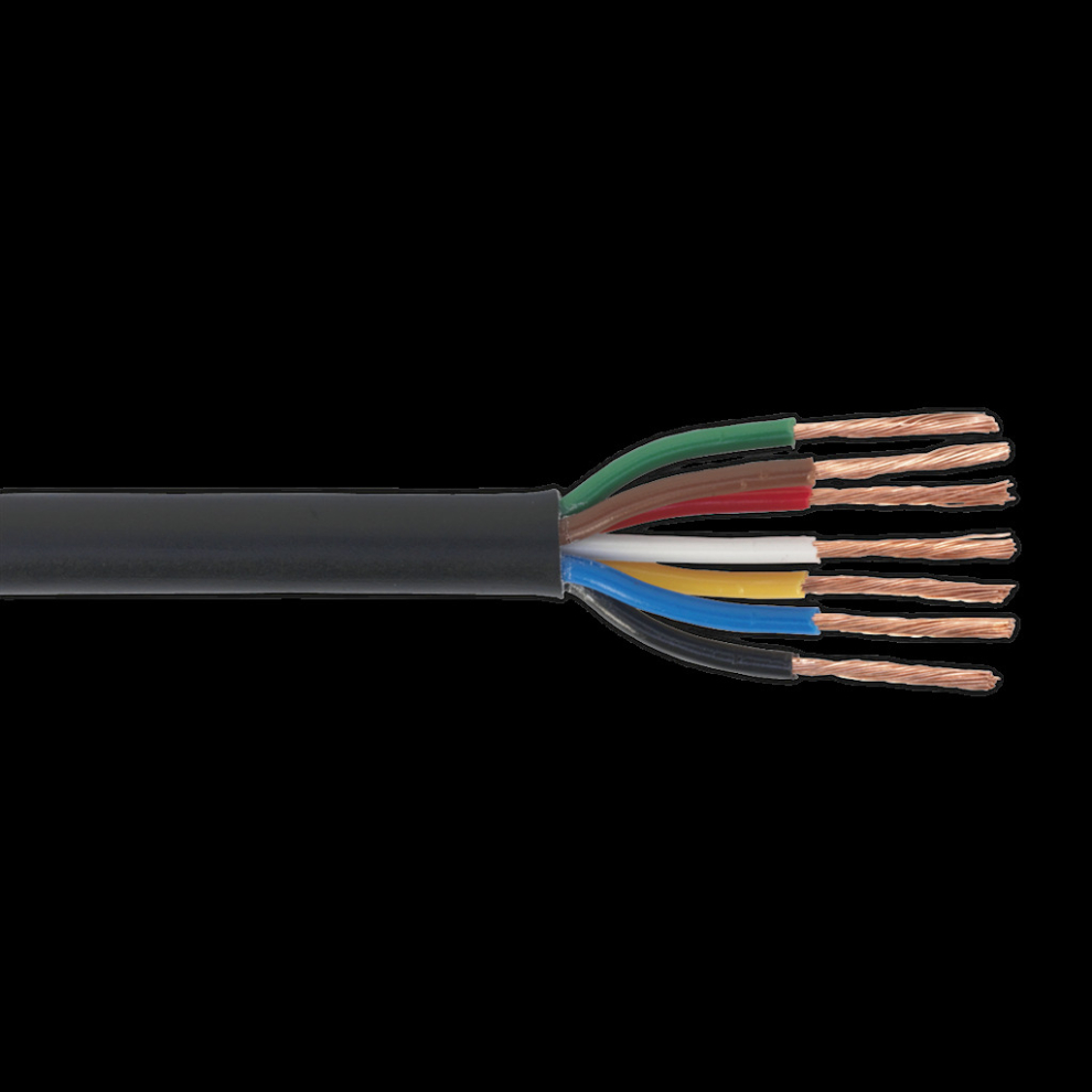 Automotive Cable Thin Wall 7 x 0.75mm² 24/0.20mm 30m Black